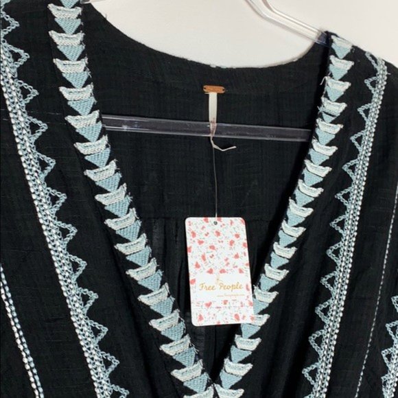 NWT Free People Saffron Embroidered Tunic L / XL - Picture 5 of 10